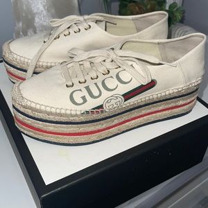 Gucci platform espadrilles 37